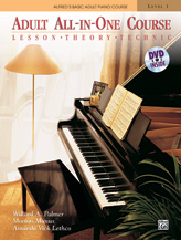 Alfred's Adult All-in-One Course piano sheet music cover Thumbnail